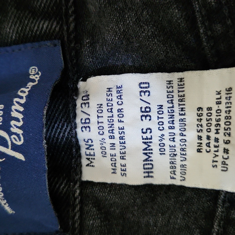 Penmans / Short Men's Black Jeans - Picture 8 of 8